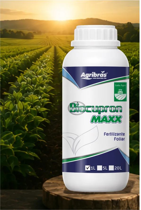 Embalagem do produto Biocupron Maxx da Agribrás