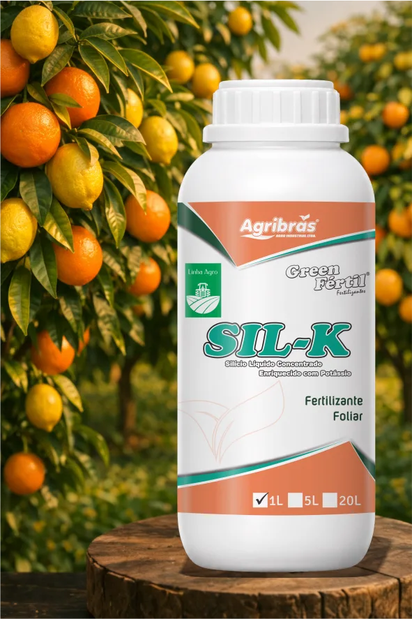 Embalagem do produto Green-Fértil Sil-K da Agribrás