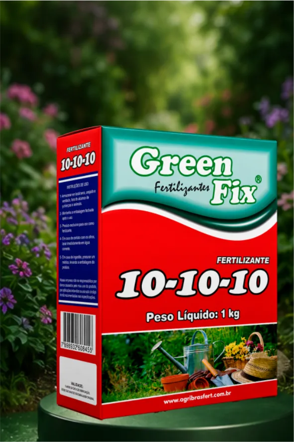 Embalagem do produto Green-Fix 10-10-10 da Agribrás