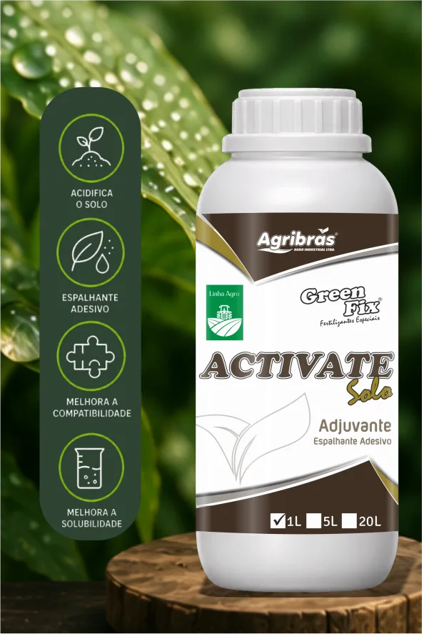 Embalagem do produto Green-Fix Activate Solo da Agribrás