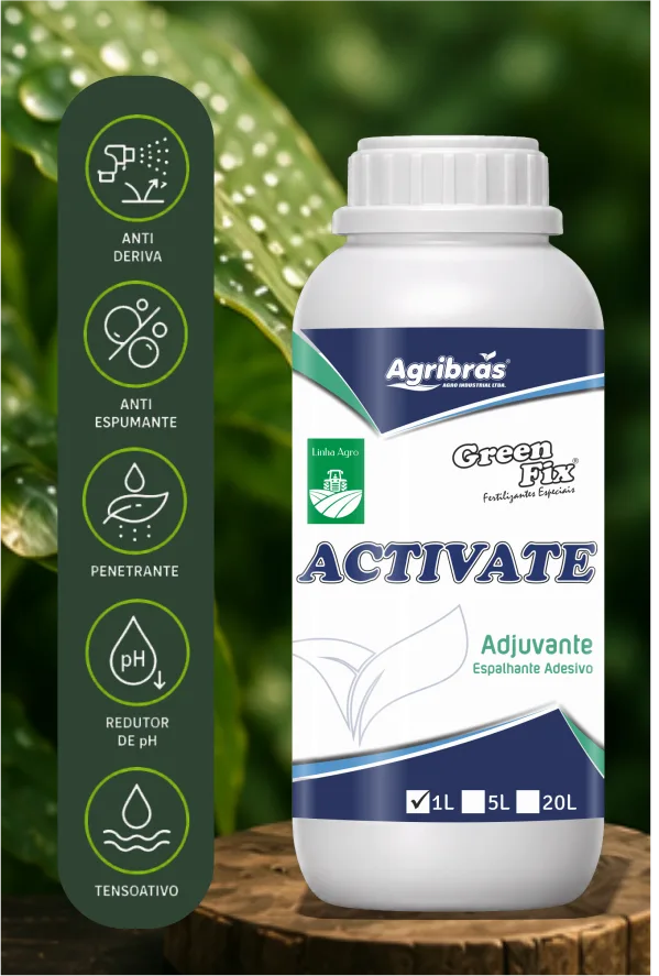 Embalagem do produto Green-Fix Activate da Agribrás