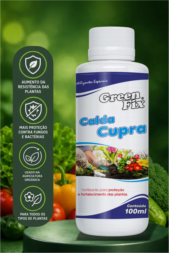 Embalagem do produto Green-Fix Calda Cupra (Calda Bordalesa) da Agribrás