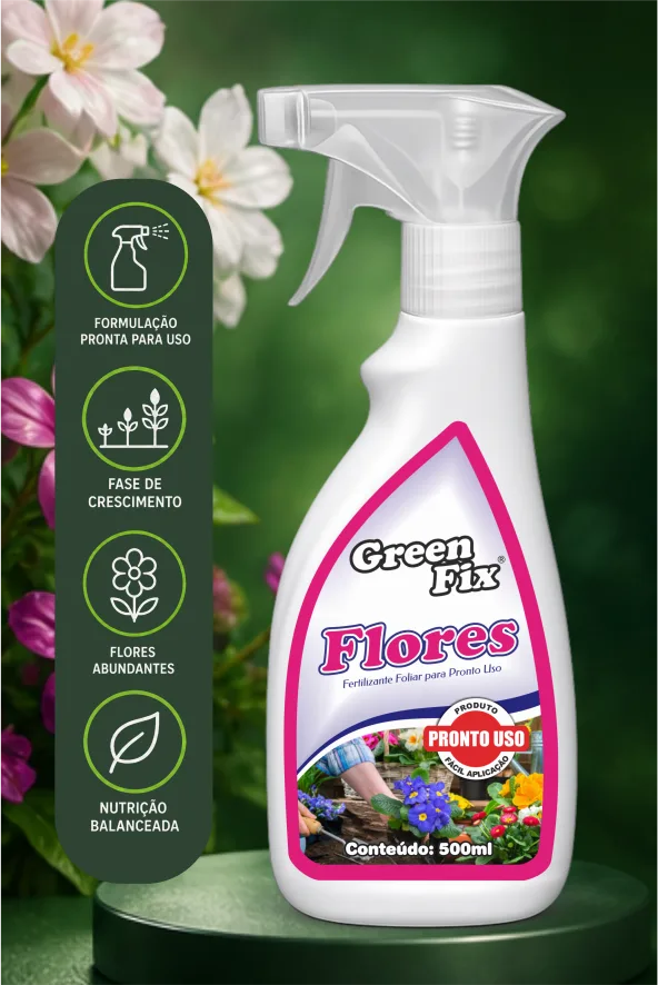 Embalagem do produto Green-Fix Flores Pronto Uso da Agribrás