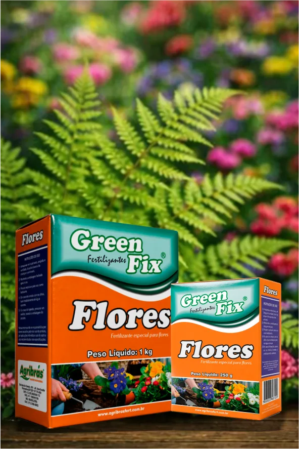 Embalagem do produto Green-Fix Flores da Agribrás