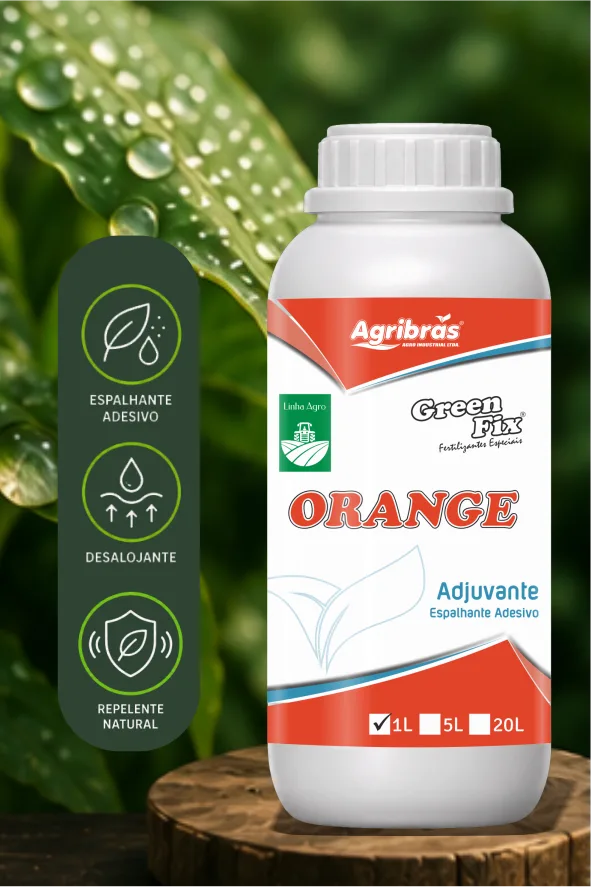 Embalagem do produto Green-Fix Orange da Agribrás