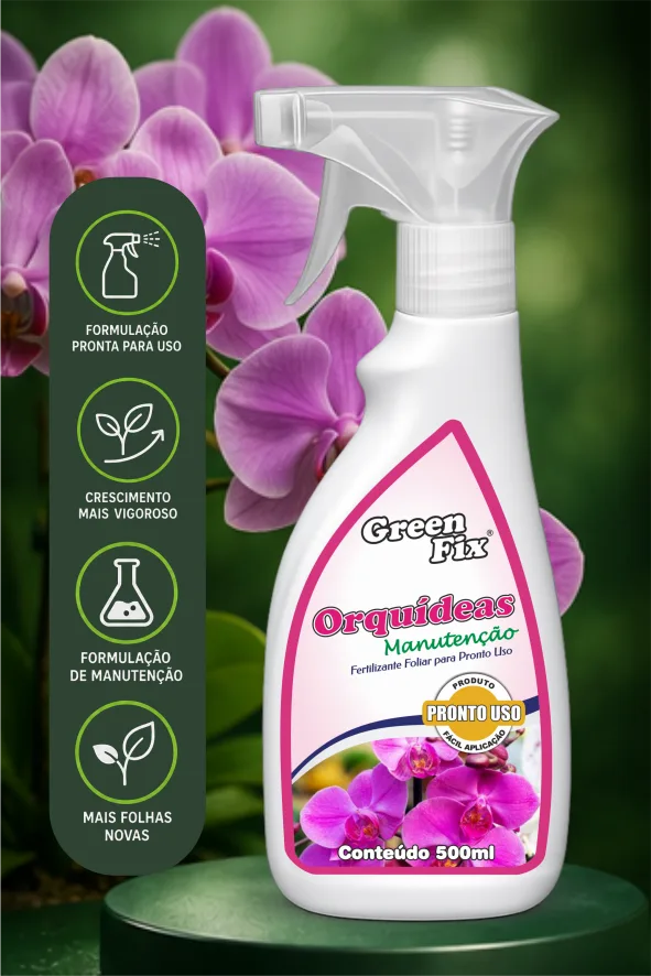 Embalagem do produto Green-Fix Orquídeas Manutenção Pronto Uso da Agribrás