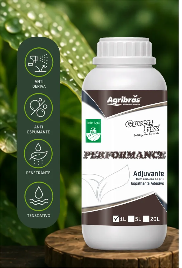 Embalagem do produto Green-Fix Performance da Agribrás
