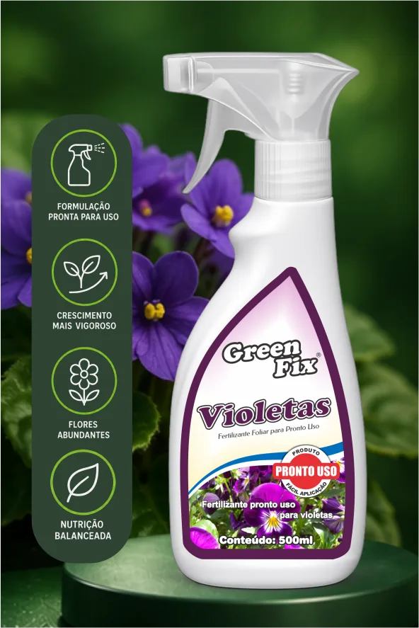 Embalagem do produto Green-Fix Violetas Pronto Uso da Agribrás