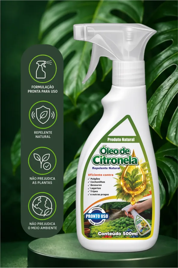 Embalagem do produto Repelente Óleo de Citronela Pronto Uso da Agribrás