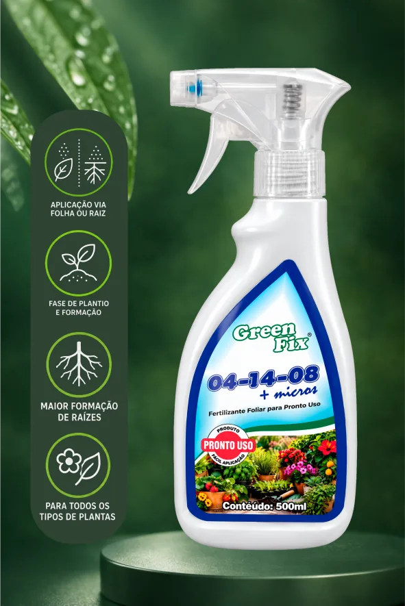Embalagem do produto Green-Fix 04-14-08+Micros Pronto Uso da Agribrás