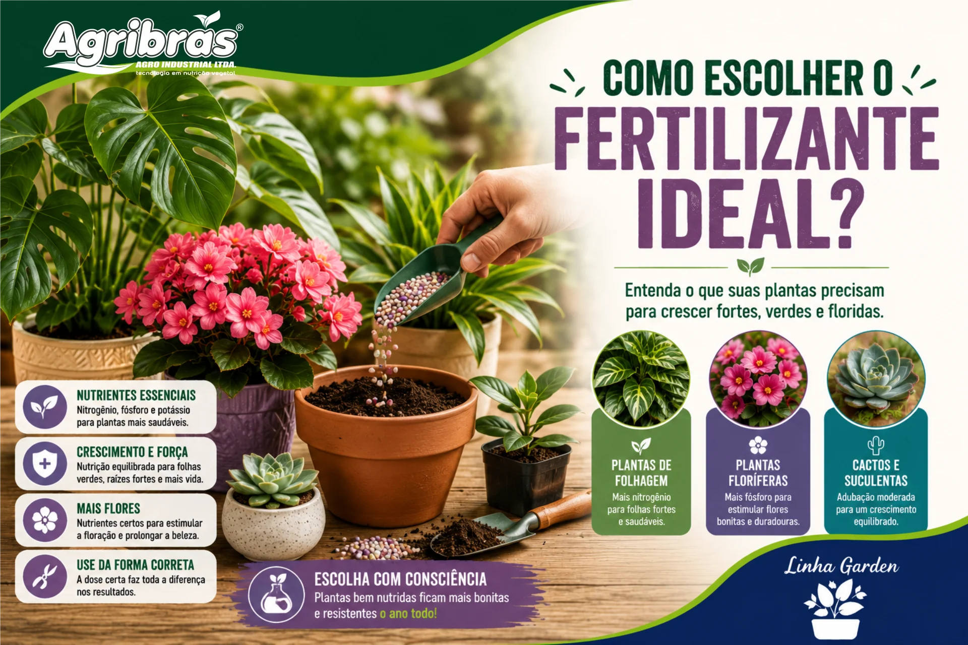 Como escolher o fertilizante ideal