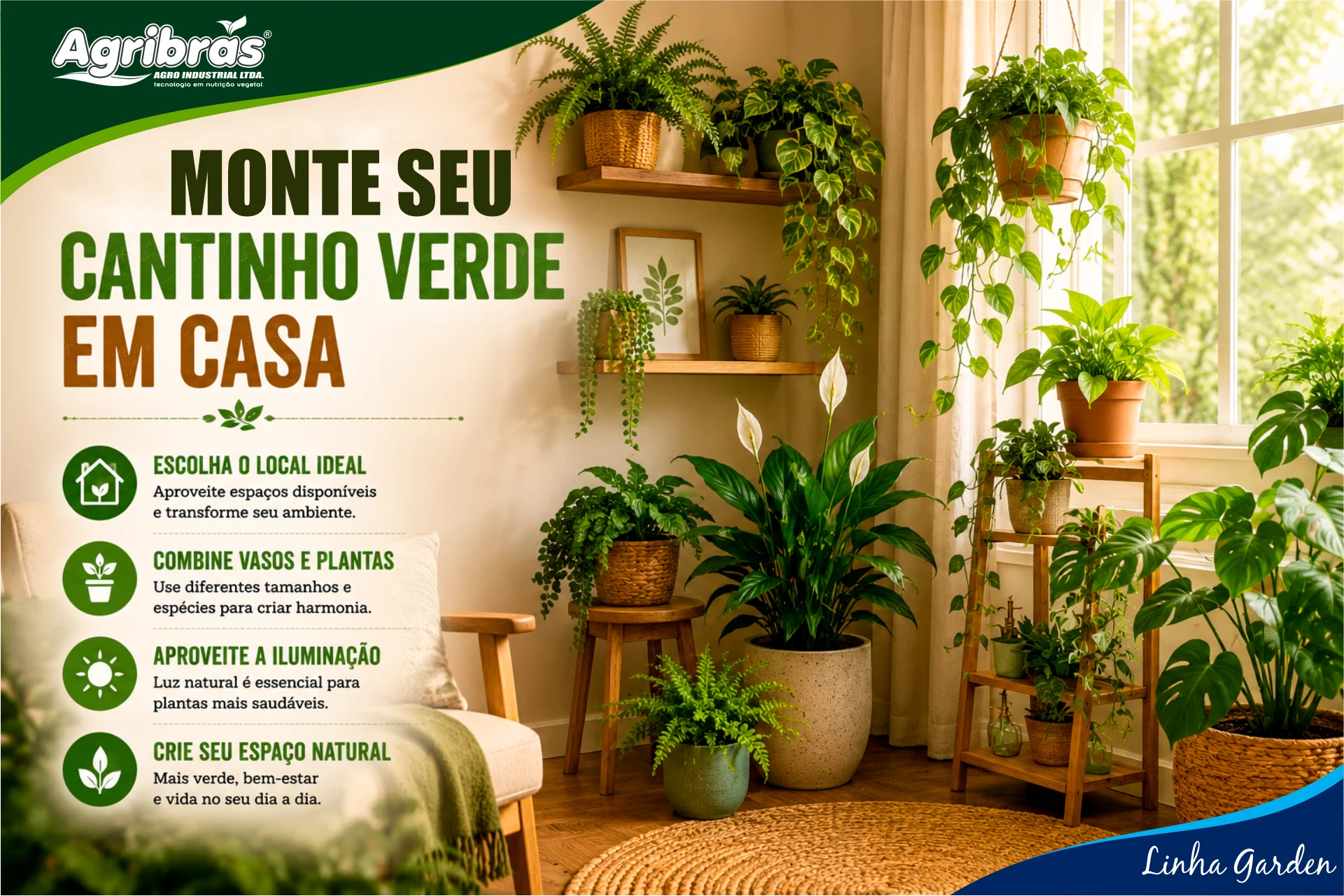 Como montar um cantinho verde em casa