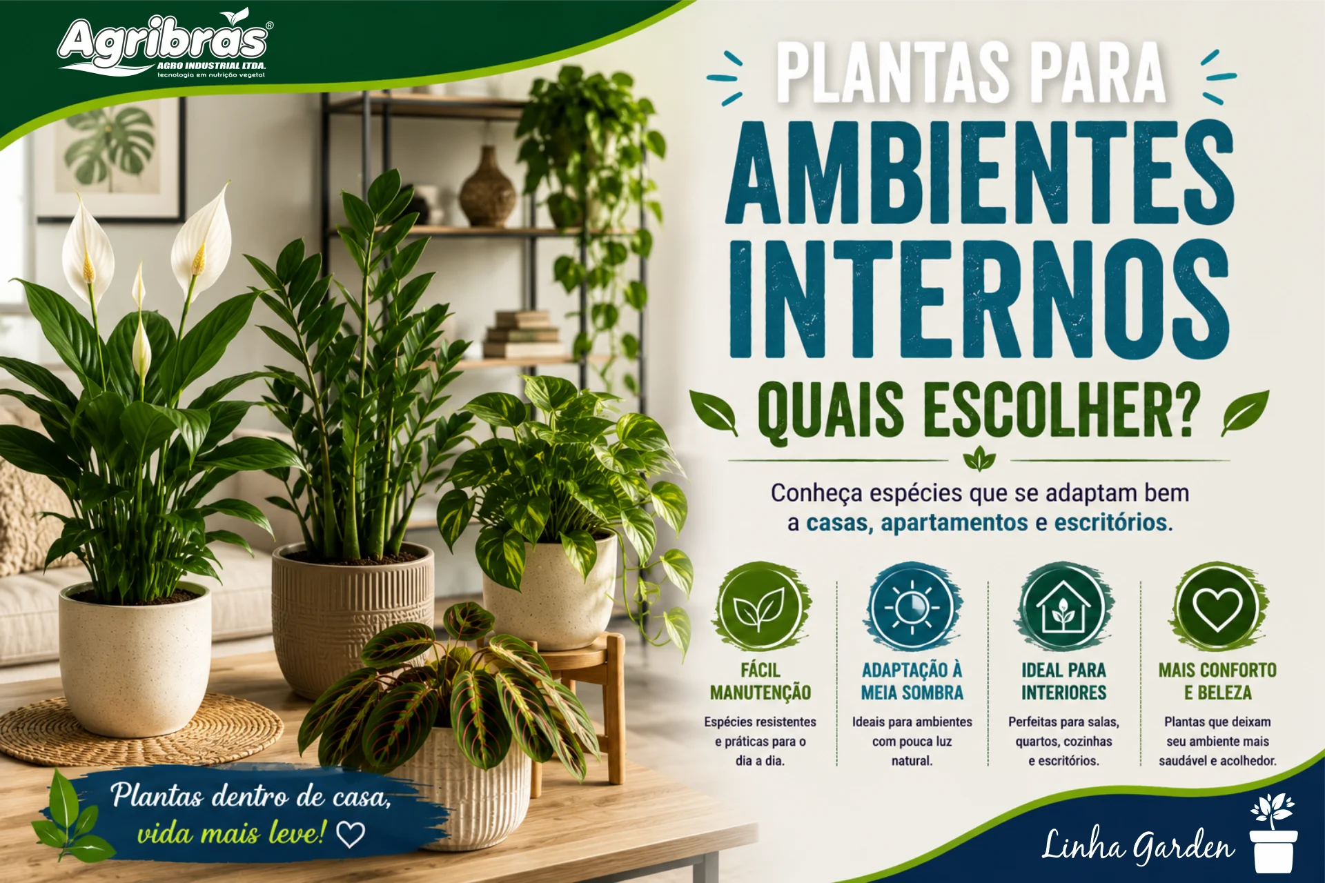 Plantas para ambientes internos: Quais escolher?